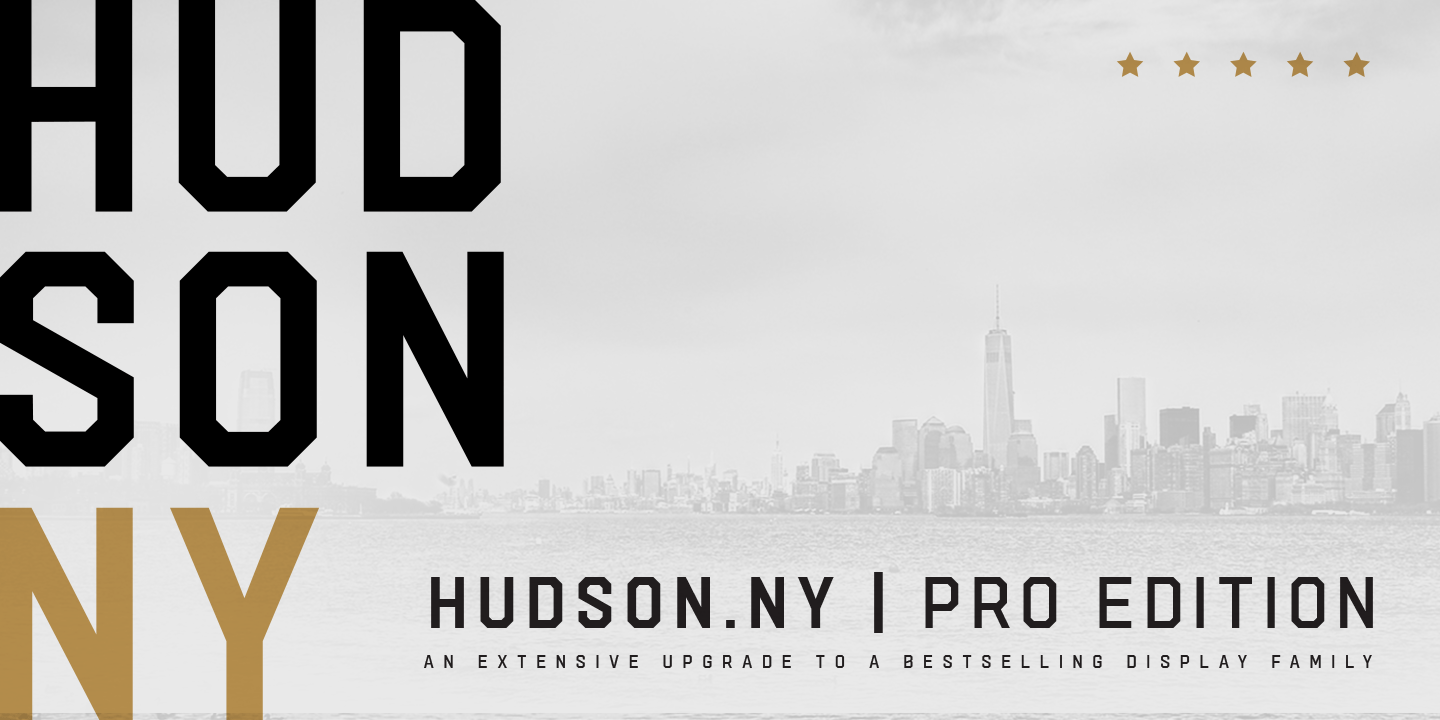Font Hudson NY Pro Slab